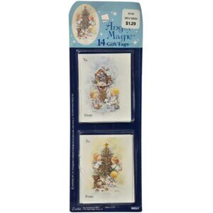 Angel Magic Eureka The Paper Magic Group Vintage Christmas 14 Gift Tags - NEW